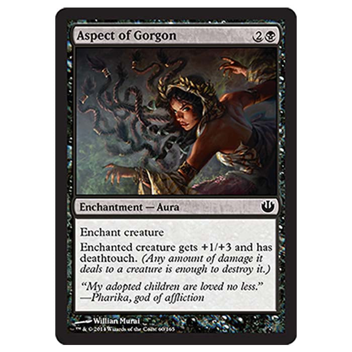 gorgon cards mtg Magic the Gathering - Journey into Nyx - Aspect of Gorgon