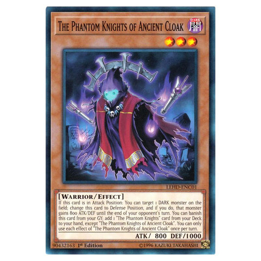 Yu-Gi-Oh! - Legendary Hero Decks - The Phantom Knights of Ancient Cloak (Common) LEHD-ENC01