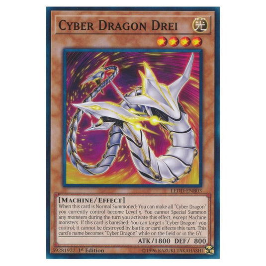 Yu-Gi-Oh! - Legendary Dragon Decks - Cyber Dragon Drei (Common) LEDD-ENB03