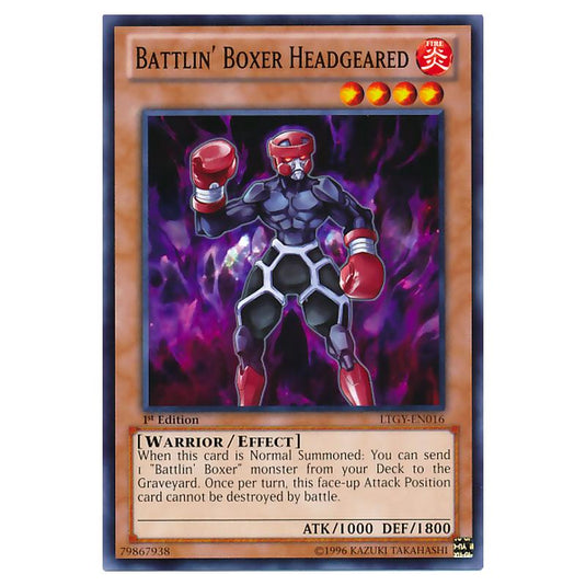 Yu-Gi-Oh! - Lord of the Tachyon Galaxy - Battlin' Boxer Headgeared (Common) LTGY-EN016