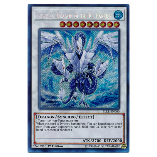 Yu-Gi-Oh! - Battles of Legend - Light's Revenge - Trishula, Dragon of the Ice Barrier (Secret Rare) BLLR-EN060