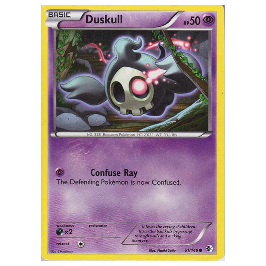 Pokemon - Black & White - Boundaries Crossed - Duskull 61/149