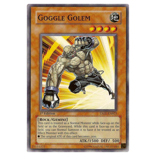 Yu-Gi-Oh! - Tactical Evolution - Goggle Golem (Common) TAEV-EN023