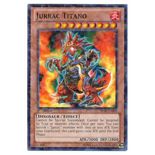 Yu-Gi-Oh! - Battle Pack 2 - War of the Giants - Jurrac Titano (Mosaic Rare) BP02-EN089