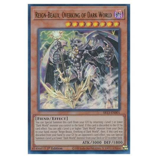 Yu-Gi-Oh! - Structure Deck - Dark World - Reign-Beaux, Overking of Dark World (Ultra Rare) SR13-EN001