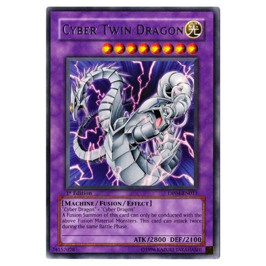 Yu-Gi-Oh! - Duelist Pack - Zane Truesdale - Cyber Twin Dragon (Rare) DP04-EN011