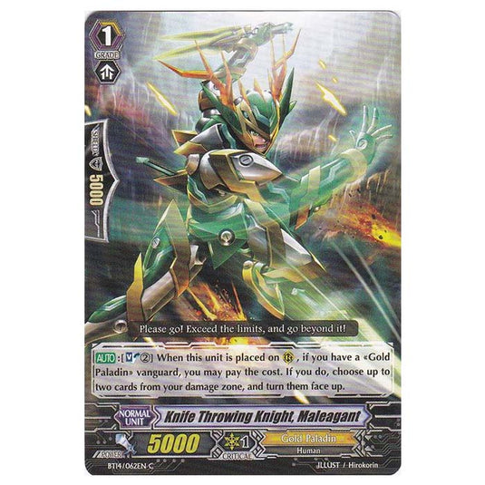 CFV - Brilliant Strike - Knife Throwing Knight, Maleagant - 62/102
