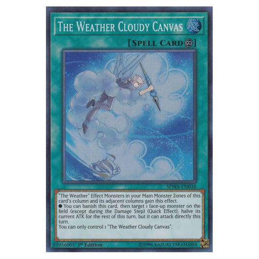 Yu-Gi-Oh! - Spirit Warriors - The Weather Cloudy Canvas (Super Rare) SPWA-EN038