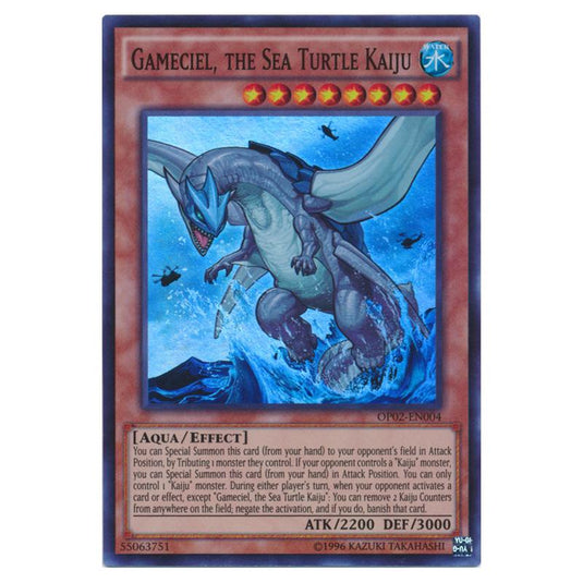 Yu-Gi-Oh! - OTS Tournament Pack 2 - Gameciel, the Sea Turtle Kaiju (Super Rare) OP02-EN004