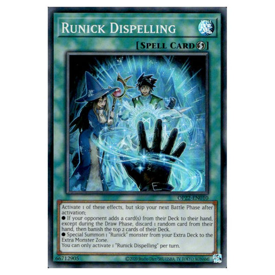 Yu-Gi-Oh! - OTS Tournament Pack 22 - Runick Dispelling (Super Rare) OP22-EN010