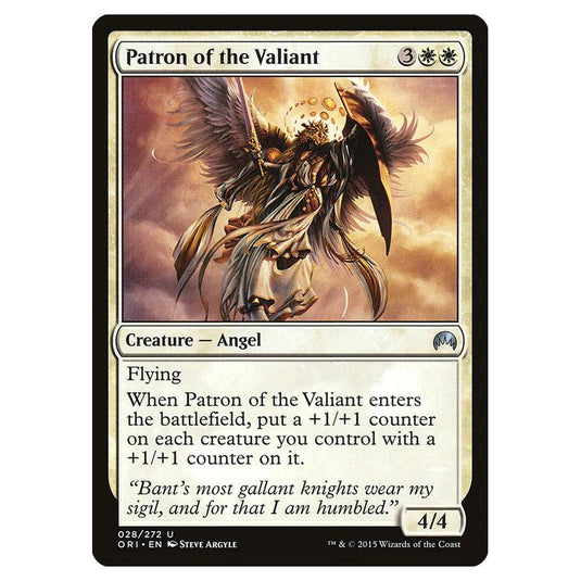Magic The Gathering - Magic Origins - Patron Of The Valiant - 28/272 (Foil)