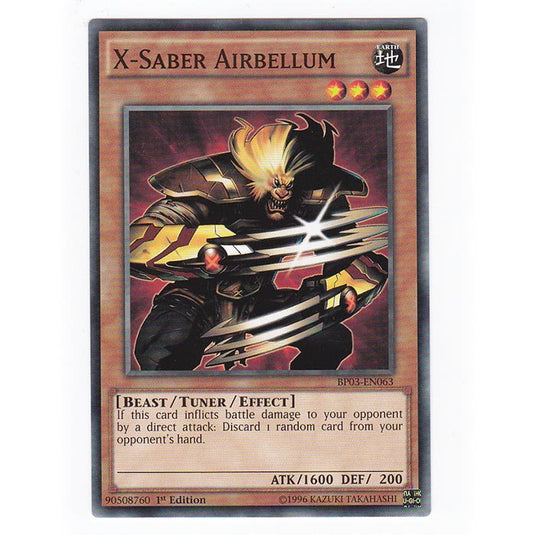 Yu-Gi-Oh! - Battle Pack 3 - X-Saber Airbellum - 63/237
