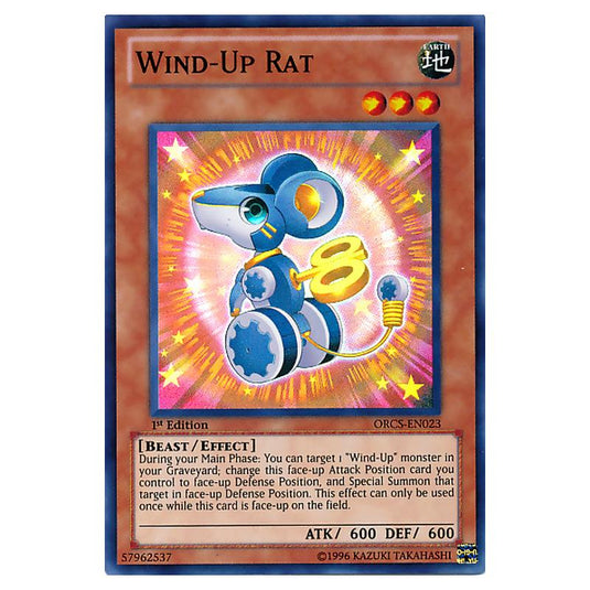 Yu-Gi-Oh! - Order of Chaos - Wind-Up Rat (Super Rare) ORCS-EN023