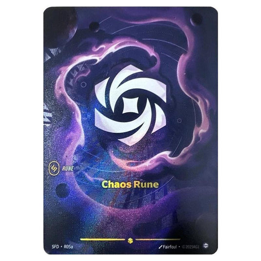 Riftbound: League of Legends TCG - Spiritforged - Chaos Rune - R05a/221