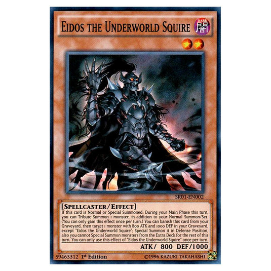 Yu-Gi-Oh! - Emperor of Darkness Structure Deck - Eidos the Underworld Squire (Super Rare) SR01-EN002