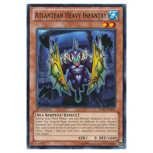 Yu-Gi-Oh! - Realm of the Sea Emperor Structure Deck - Atlantean Heavy Infantry (Common) SDRE-EN004