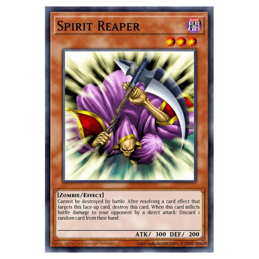 Yu-Gi-Oh! - Structure Deck - Zombie Madness - Spirit Reaper (Common) SD2-EN006