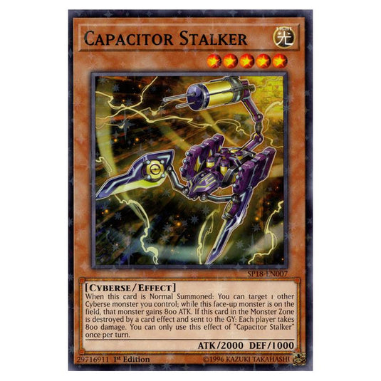 Yu-Gi-Oh! - Star Pack VRAINS - Capacitor Stalker (Starfoil Rare) SP18-EN007