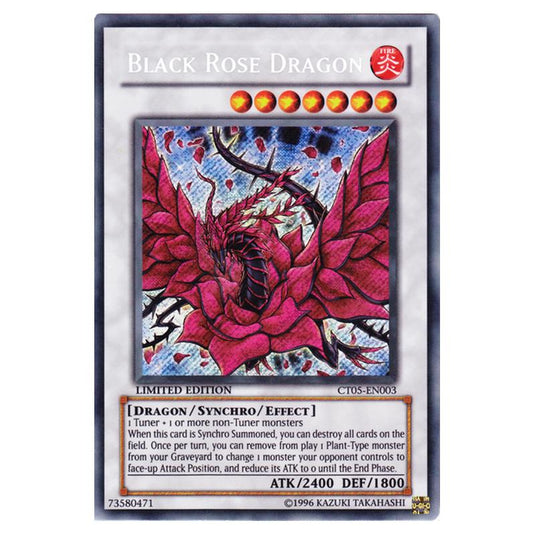 Yu-Gi-Oh! - Collectible Tins 2008 Wave 2 - Black Rose Dragon (Secret Rare) CT05-EN003