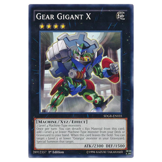 Yu-Gi-Oh! - Geargia Rampage Structure Deck - Gear Gigant X (Common) SDGR-EN035