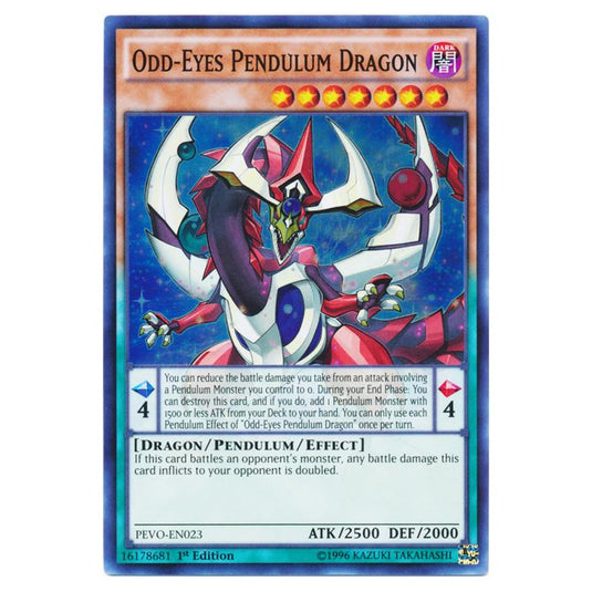 Yu-Gi-Oh! - Pendulum Evolution - Odd-Eyes Pendulum Dragon (Super Rare) PEVO-EN023