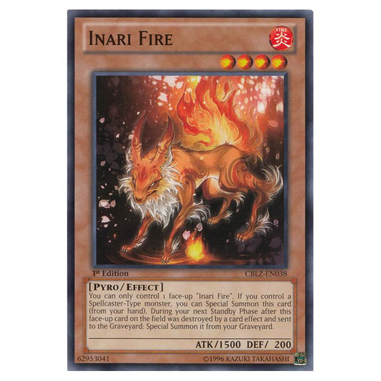 Yu-Gi-Oh! - Cosmo Blazer - Inari Fire (Common) CBLZ-EN038