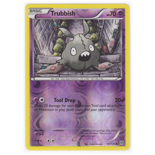 Pokemon - Black & White - Plasma Storm (Reverse Holo) - Trubbish - 65/135
