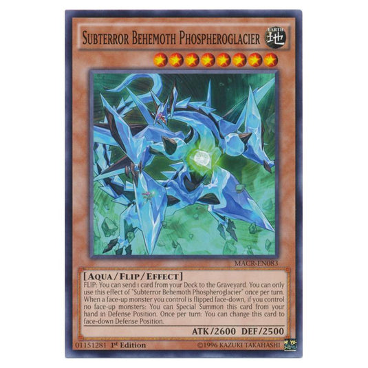 Yu-Gi-Oh! - Maximum Crisis - Subterror Behemoth Phospheroglacier (Common) MACR-EN083