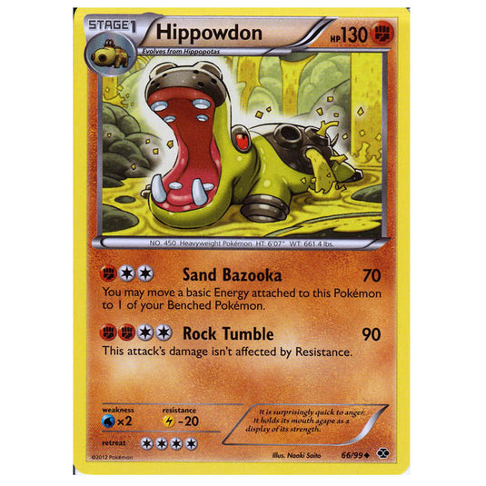 Pokemon - Black & White - Next Destinies - Hippowdon 66/99