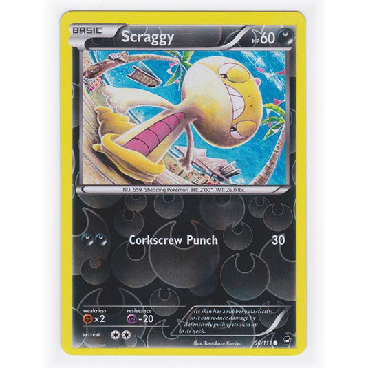 Pokemon - XY Furious Fists - (Reverse Holo) - Scraggy - 66/111