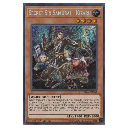 Yu-Gi-Oh! - Spirit Warriors - Secret Six Samurai - Kizaru (Secret Rare) SPWA-EN005