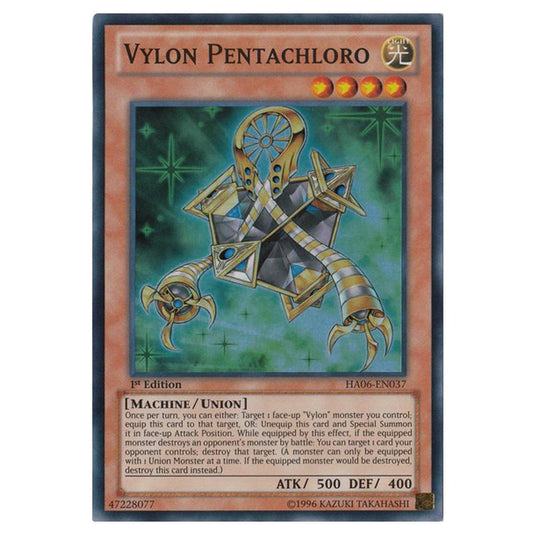 Yu-Gi-Oh! - Hidden Arsenal 6 - Omega Xyz - Vylon Pentachloro (Super Rare) HA06-EN037