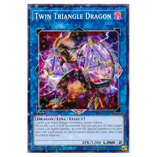 Yu-Gi-Oh! - Star Pack VRAINS - Twin Triangle Dragon (Starfoil) SP18-EN036