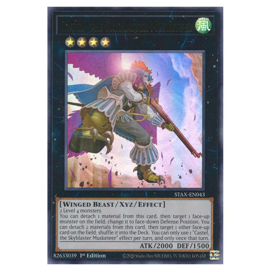 Yu-Gi-Oh! - 2-Player Starter Set - Castel, the Skyblaster Musketeer (Ultra Rare) STAX-EN043