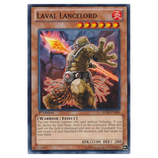 Yu-Gi-Oh! - Onslaught of the Fire Kings Structure Deck - Laval Lancelord (Common) SDOK-EN008