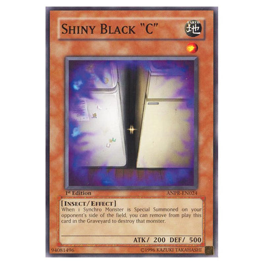 Yu-Gi-Oh! - Ancient Prophecy - Shiny Black \"C\" (Short Print) ANPR-EN024