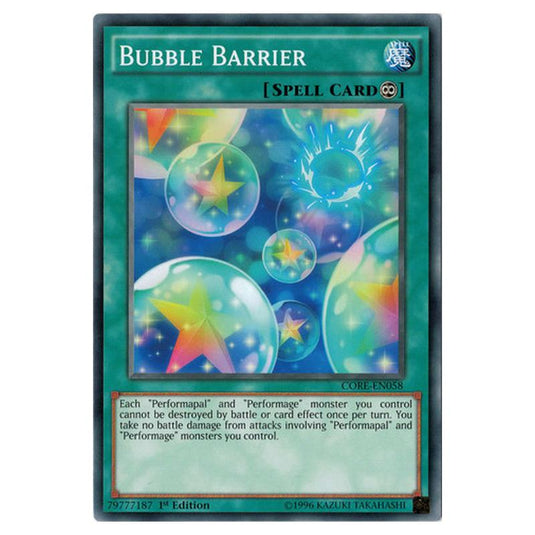 Yu-Gi-Oh! - Clash of Rebellions - Bubble Barrier (Common) CORE-EN058