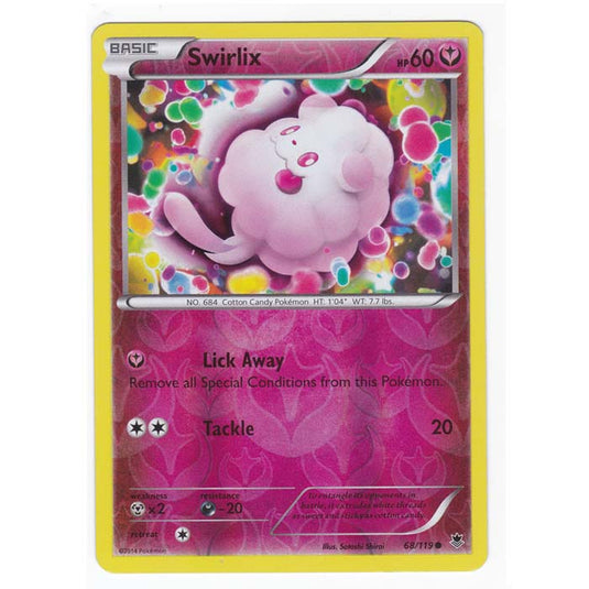 Pokemon - XY Phantom Forces - (Reverse Holo) - Swirlix - 68/119