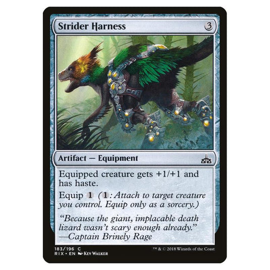 Magic The Gathering - Rivals Of Ixalan - Strider Harness - 183/196