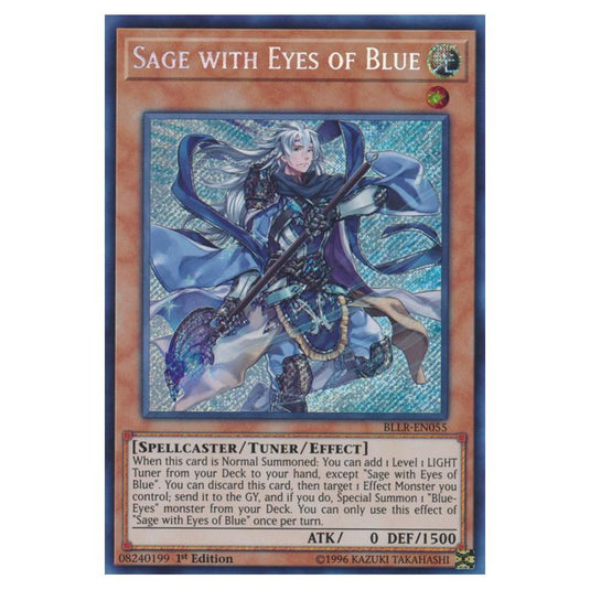 Yu-Gi-Oh! - Battles of Legend - Light's Revenge - Sage with Eyes of Blue (Secret Rare) BLLR-EN055
