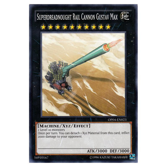 Yu-Gi-Oh! - OTS Tournament Pack 4 - Superdreadnought Rail Cannon Gustav Max (Common) OP04-EN023