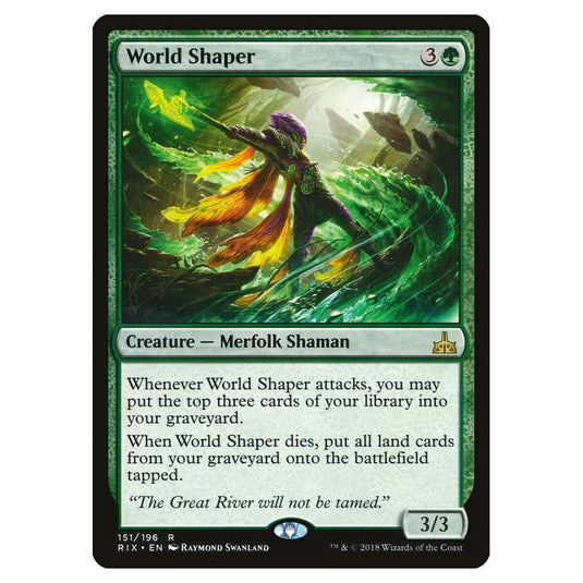 Magic The Gathering - Rivals Of Ixalan - World Shaper - 151/196 (Foil)