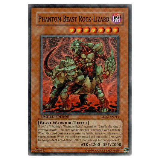 Yu-Gi-Oh! - Gold Series 2009 - Phantom Beast Rock-Lizard (Common) GLD2-EN014