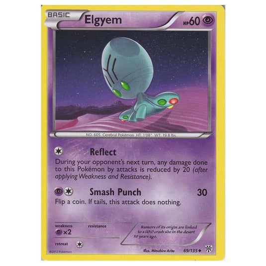Pokemon - Black & White - Plasma Storm - Elgyem - 69/135