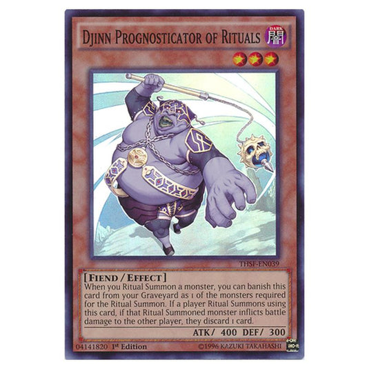 Yu-Gi-Oh! - The Secret Forces - Djinn Prognosticator of Rituals (Super Rare) THSF-EN039
