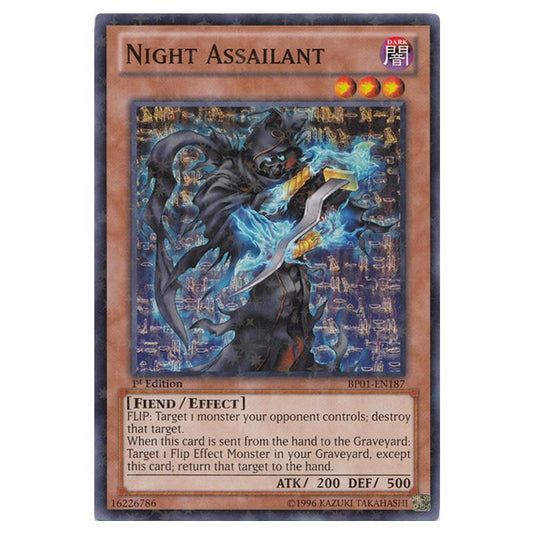 Yu-Gi-Oh! - Battle Pack - Epic Dawn - Night Assailant (Starfoil Rare) BP01-EN187