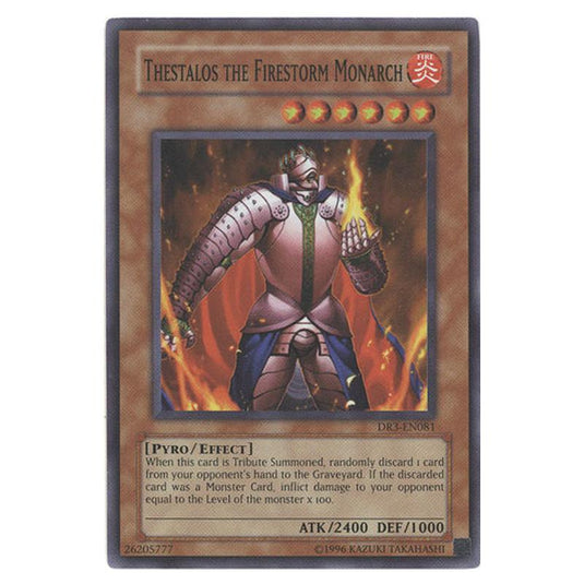 Yu-Gi-Oh! - Dark Revelation Volume 3 - Thestalos the Firestorm Monarch (Super Rare) DR3-EN081