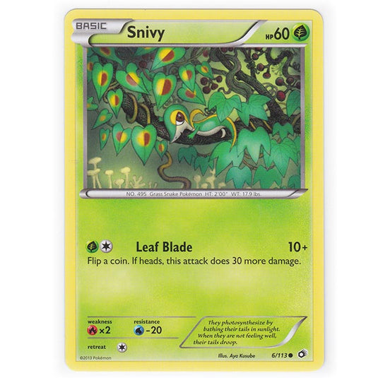 Pokemon - Black & White - Legendary Treasures - Snivy - 6/113