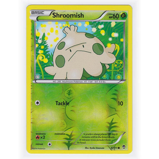 Pokemon - XY Furious Fists - (Reverse Holo) - Shroomish - 6/111