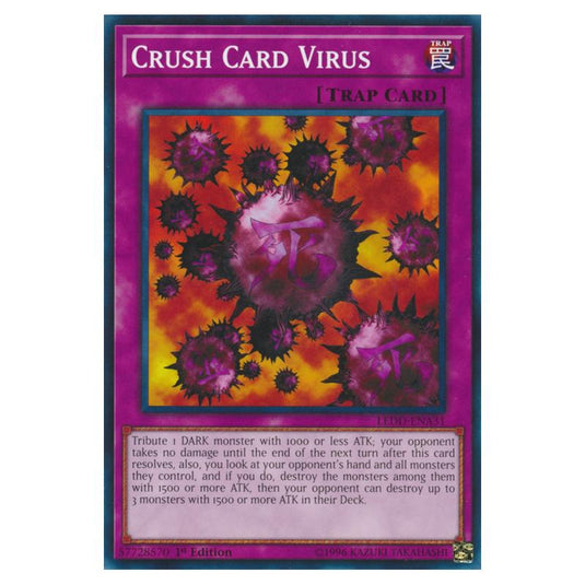 Yu-Gi-Oh! - Legendary Dragon Decks - Crush Card Virus (Common) LEDD-ENA31